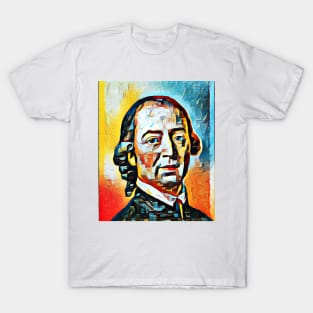 Johann Gottfried Herder abstract Portrait | Johann Gottfried Herder Artwork 4 T-Shirt